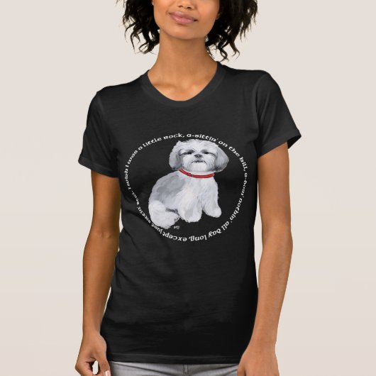 シーズー（犬）Tzuの願い Tシャツ (正面)