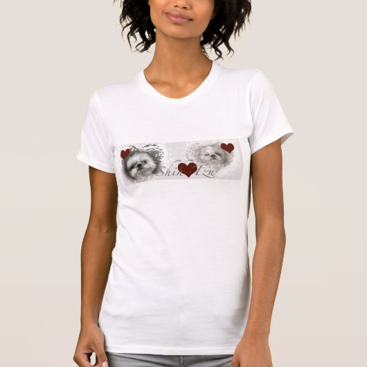 シーズー(犬)TzuのTシャツ Tシャツ (正面)