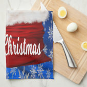 シーズー（犬）TZUキッチンタオルクリスマス キッチンタオル (四つ折り)