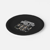 シーズー（犬）Tzuギフト |頑固な犬のトリック犬の恋人 ペーパープレート (アングル)