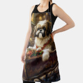 シーズー(犬)TZUクリスマスフェスティバル エプロン (インサイチュ)