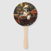 シーズー（犬）TZUクリスマスフェスティバル ハンドファン (裏面)