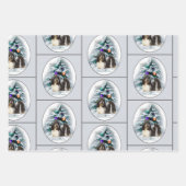 シーズー(犬)Tzuクリスマスプレゼント ラッピングペーパーシート (正面)