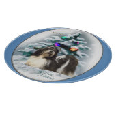 シーズー(犬)Tzuクリスマス カッティングボード (角)