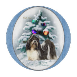 シーズー(犬)Tzuクリスマス カッティングボード