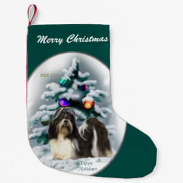 シーズー(犬)Tzuクリスマス スモールクリスマスストッキング