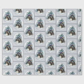 シーズー（犬）Tzuクリスマス ラッピングペーパー (フラット)