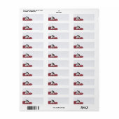 シーズー（犬）Tzuクリスマス ラベル (フルシート)