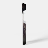 シーズー（犬）Tzuクールヴィンテージレトロ眼鏡フォトモノグラム iPhoneケース (左側面)