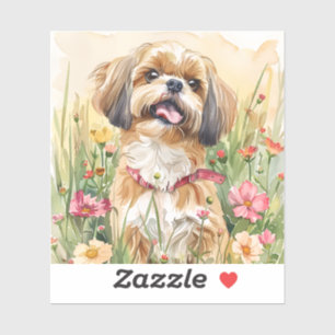 シーズー(犬)Tzuステッカー – かわいい犬のステッカー シール