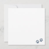 シーズー（犬）TZUドッグカード (裏面)