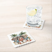 シーズー（犬）TZUドッグハワイアンシャツ ペーパーコースター (インサイチュ)