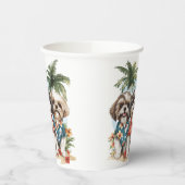 シーズー（犬）TZUドッグハワイアンシャツ 紙コップ (左)