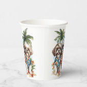 シーズー（犬）TZUドッグハワイアンシャツ 紙コップ (右)