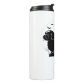 シーズー（犬）Tzuドッグ – ハロウィンムーンシルエットクラシックT タンブラー (回転左)