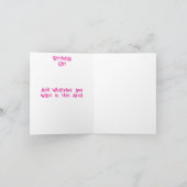 シーズー(犬)tzuハッピーバースデー カード (内部)