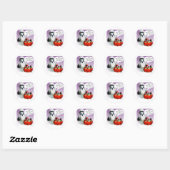 シーズー（犬）Tzuハロウィンキャンディ ラウンドシール (シート)