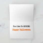 シーズー(犬)Tzuハロウィングリーティングカード カード (内部)