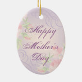 シーズー(犬)Tzuハートマママセラミックオーナメント セラミックオーナメント (裏面)