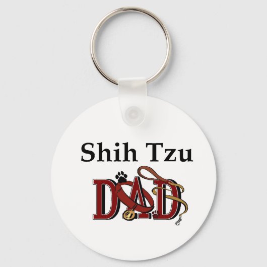 シーズー(犬)Tzuパパギフト キーホルダー (正面)