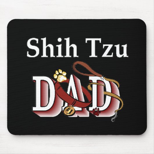 シーズー(犬)Tzuパパギフト マウスパッド (正面)