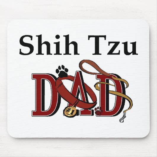 シーズー（犬）Tzuパパギフト マウスパッド (正面)