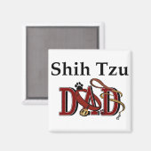 シーズー(犬)Tzuパパギフト マグネット (正面/裏面)