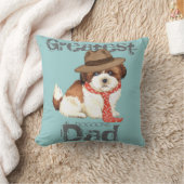 シーズー（犬）Tzuパパ クッション (ブランケット)