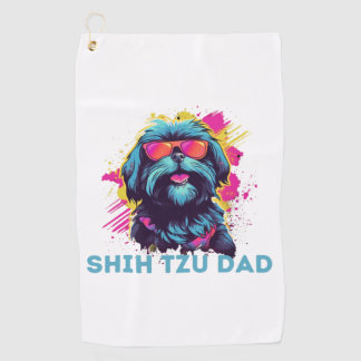 シーズー（犬）Tzuパパ ゴルフタオル