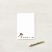 シーズー(犬)Tzuパパ ポストイット (デスク上)