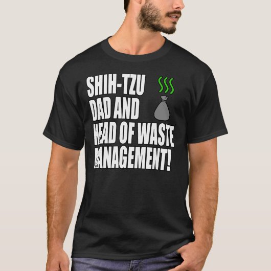 シーズー(犬)Tzuパパ Tシャツ (正面)