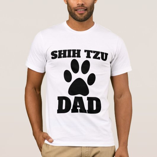 シーズー（犬）TZUパパTシャツ Tシャツ (正面)
