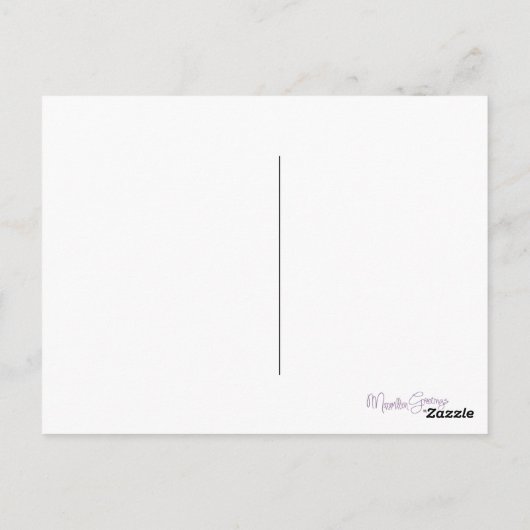 シーズー（犬）Tzuフラットアイアンヘアユーモア葉書 ポストカード (裏面)