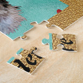 シーズー(犬)Tzuポートレート ジグソーパズル (側面)