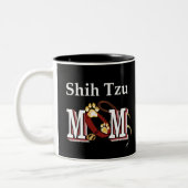 シーズー(犬)Tzuマママママグ ツートーンマグカップ (左)