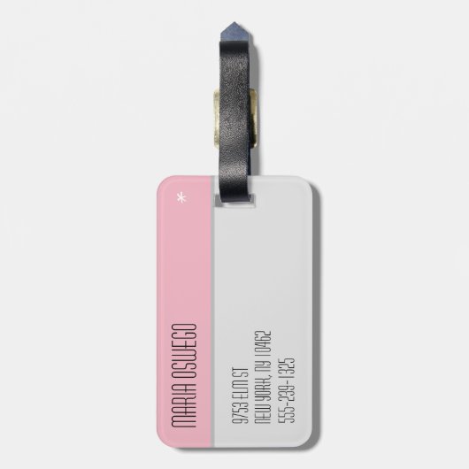 シーズー（犬）Tzuママ犬ママのラゲージタグ ラゲッジタグ (裏面縦)