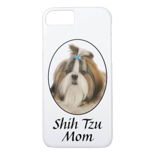 シーズー(犬)Tzuママ頭が切れるの電話 Case-Mate iPhoneケース (裏面)