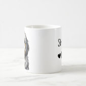 シーズー(犬)Tzuママ |愛犬家 コーヒーマグカップ (中央)