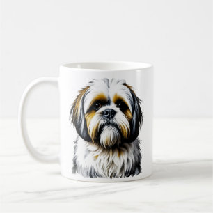 シーズー(犬)Tzuママ 愛犬家 コーヒーマグカップ