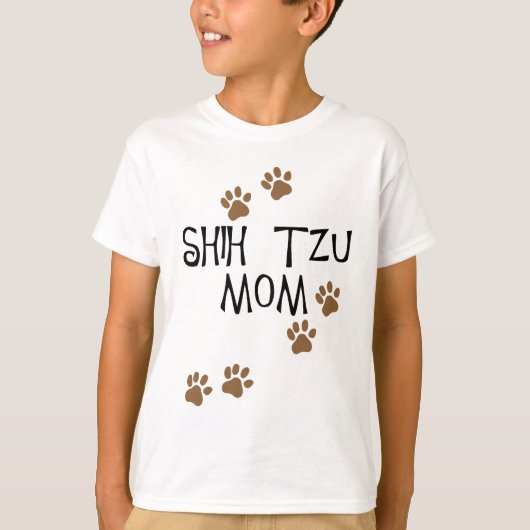 シーズー(犬)Tzuママ Tシャツ (正面)