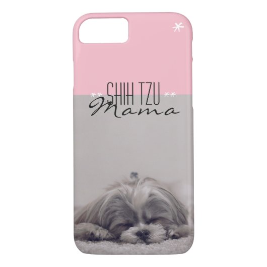 シーズー(犬)TzuママiPhone犬用ケース Case-Mate iPhoneケース (裏面)
