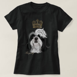 シーズー（犬）Tzuロイヤリティ Tシャツ