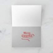 シーズー（犬） Tzu及びテディー・ベアのクリスマスカード シーズンカード (内部)