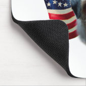 シーズー（犬）Tzu国旗 マウスパッド (コーナー)