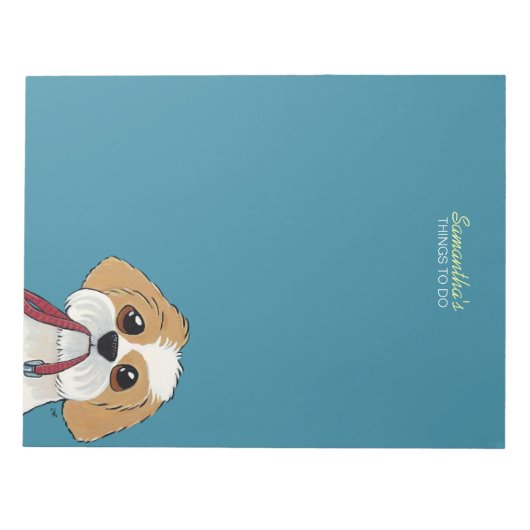 シーズー(犬)Tzu子犬の一覧を実行する ノートパッド (正面)