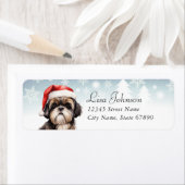 シーズー(犬)Tzu差出人住所ラベル ラベル (インサイチュ)