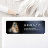 シーズー（犬）Tzu差出人住所ラベル ラベル (インサイチュ)