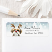 シーズー（犬）Tzu差出人住所ラベル ラベル (インサイチュ)