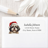 シーズー（犬）Tzu差出人住所ラベル ラベル (インサイチュ)