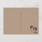 シーズー(犬)Tzu挨拶 ポストカード (裏面)